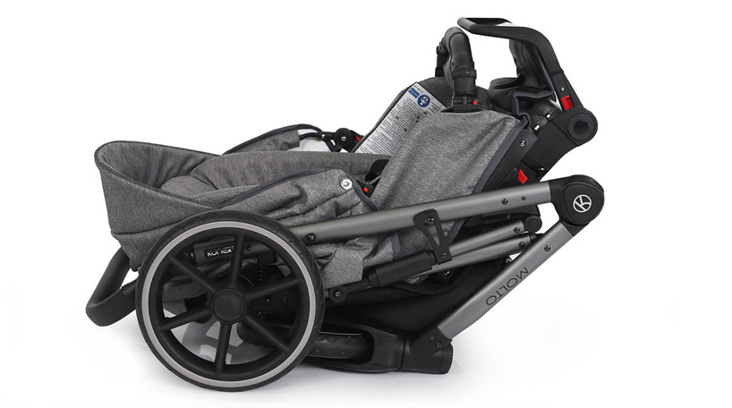 składanie wózka dla dziecka z spacerówką wózka molto